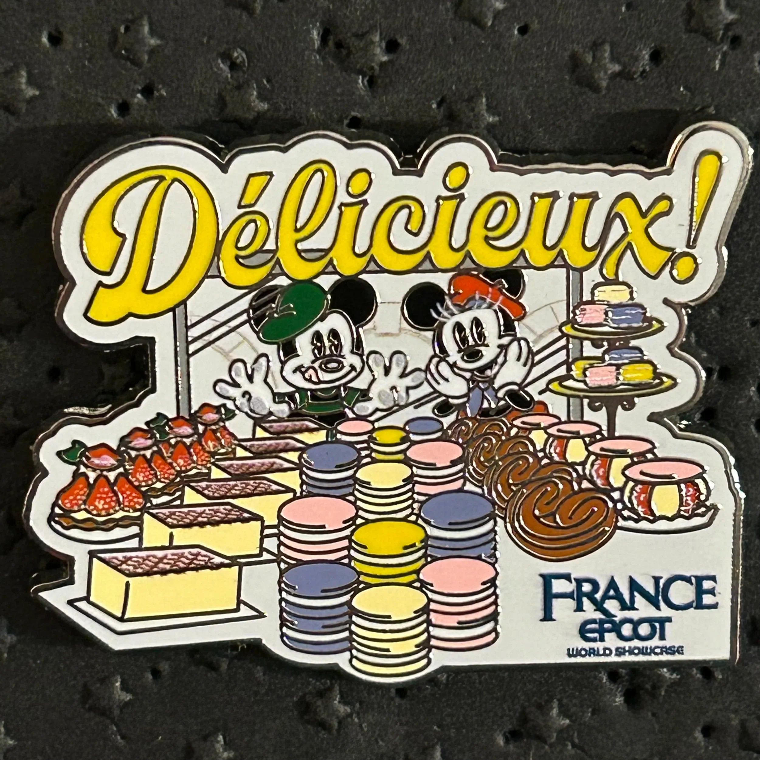 2024 - Mickey and Minnie Mouse - France - EPCOT - Bakery and Desserts - Disney Pin