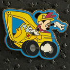 2004 - Minnie Mouse - Driving Excavator - Construction Worker - Disney Pin
