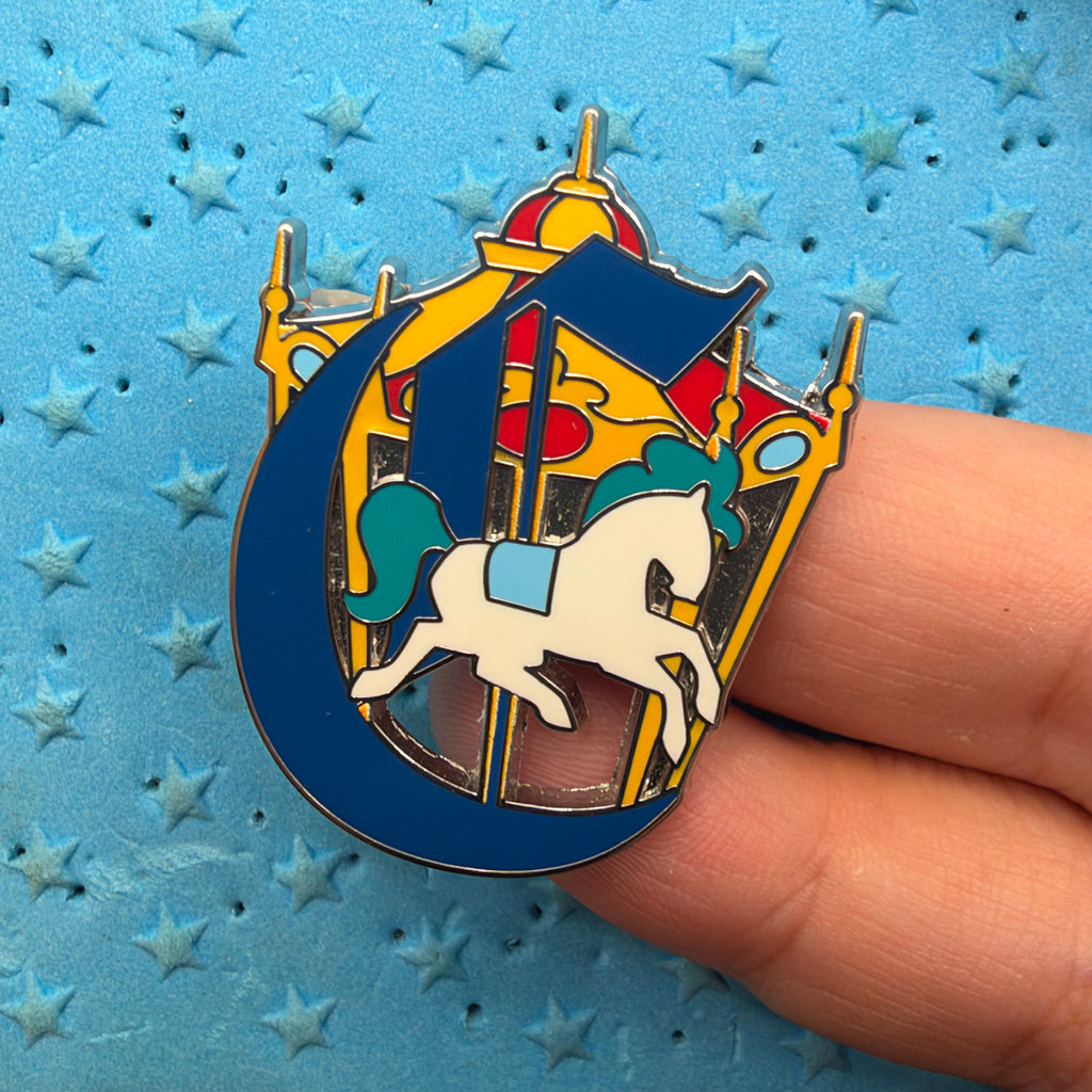 2026 - C - Carousel - Alphabet Series - Disney Pin