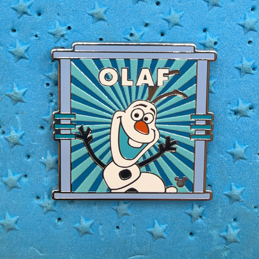 2026 - Olaf Parking Lot Sign - Wave B - Chaser - Hidden Mickey - Disney Pin