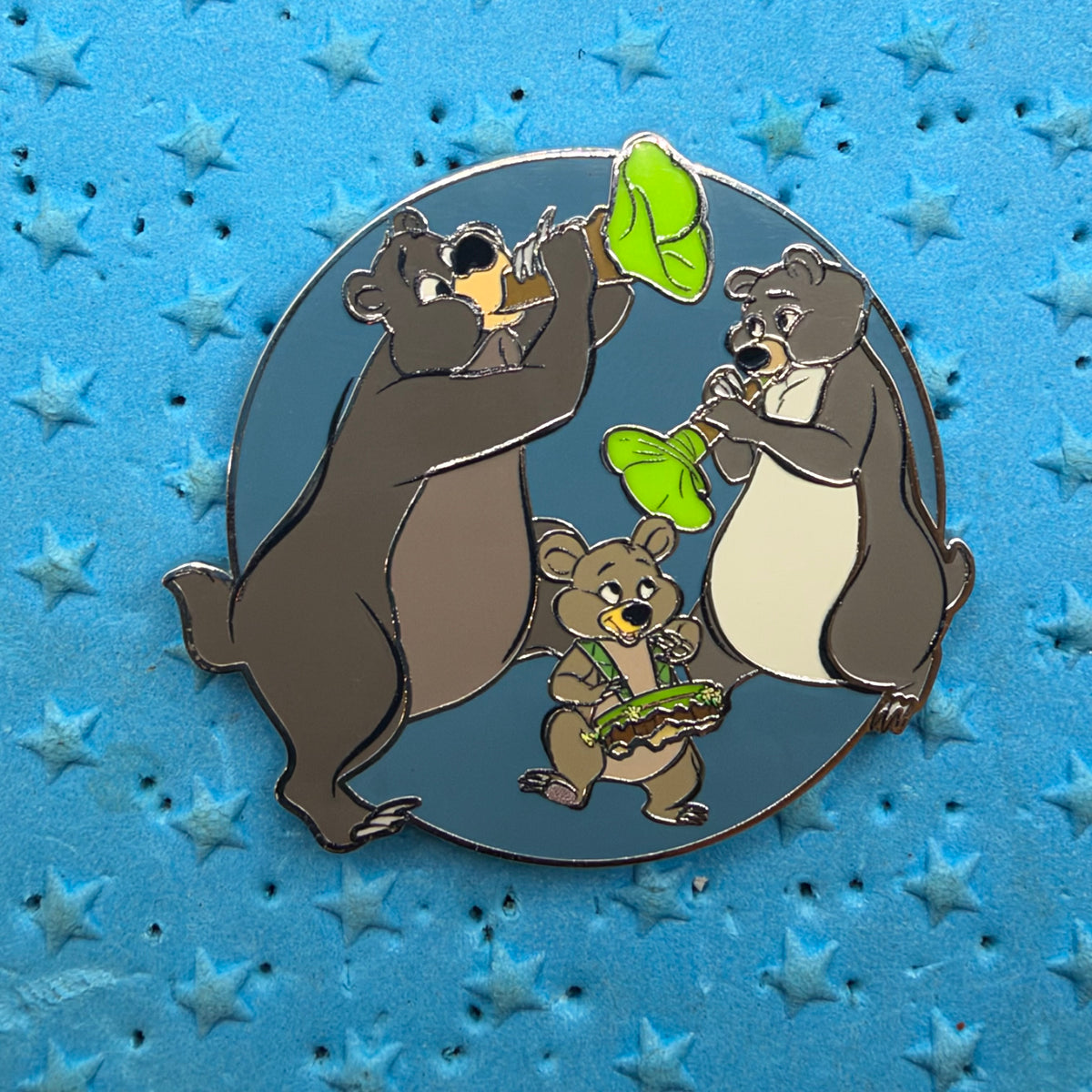 2026 - Bears Playing Instruments - Tiana's Bayou Adventure Booster Set - Disney Pin