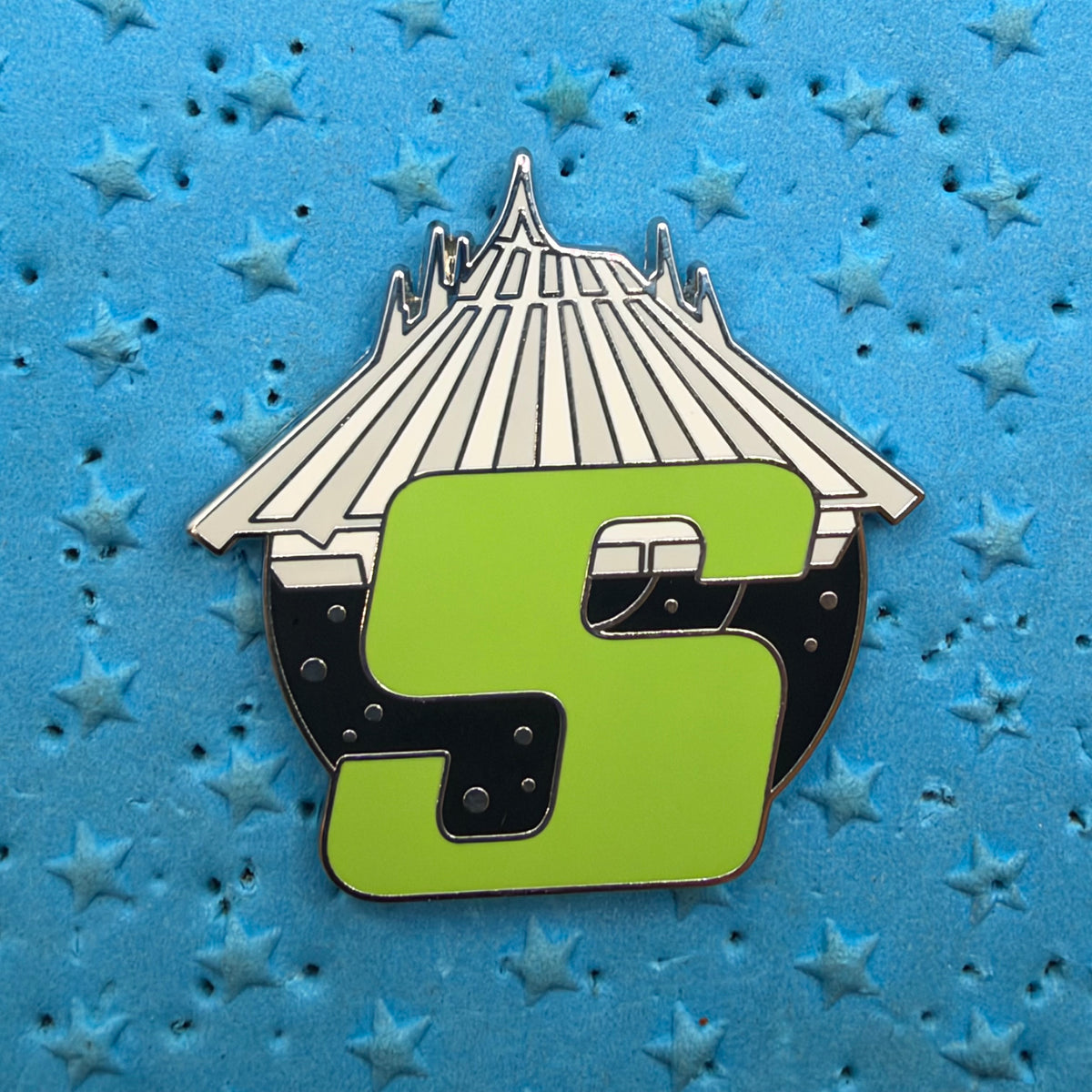 2026 - S - Space Mountain - Alphabet Series - Disney Pin