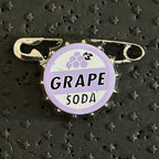 2010 - Grape Soda Safety Pin - Up - Disney Pin