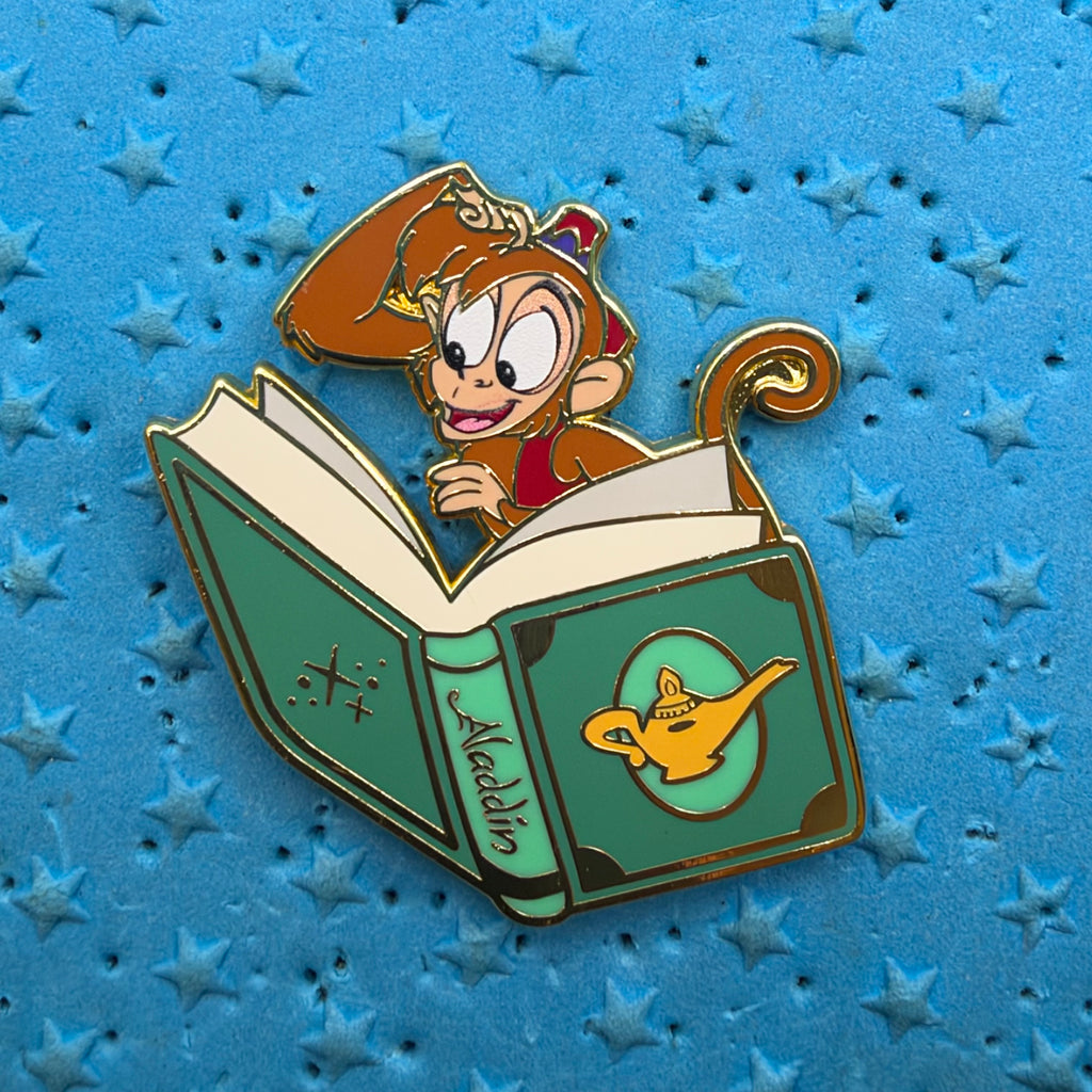 Loungefly - Abu Reading Book - Aladdin - Disney Pin