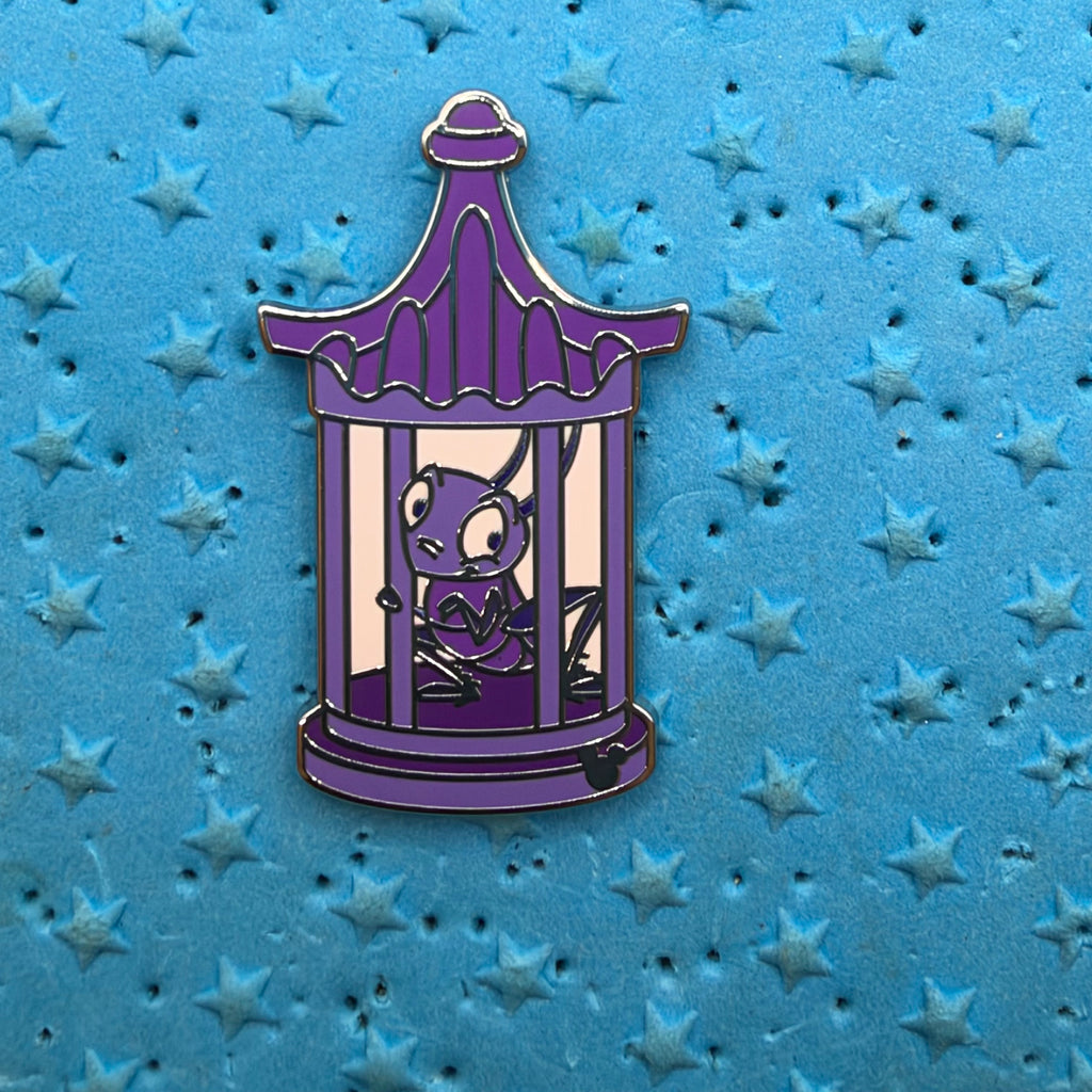 2026 - Purple Cricket in Cage - Wave B - Hidden Mickey - Disney Pin