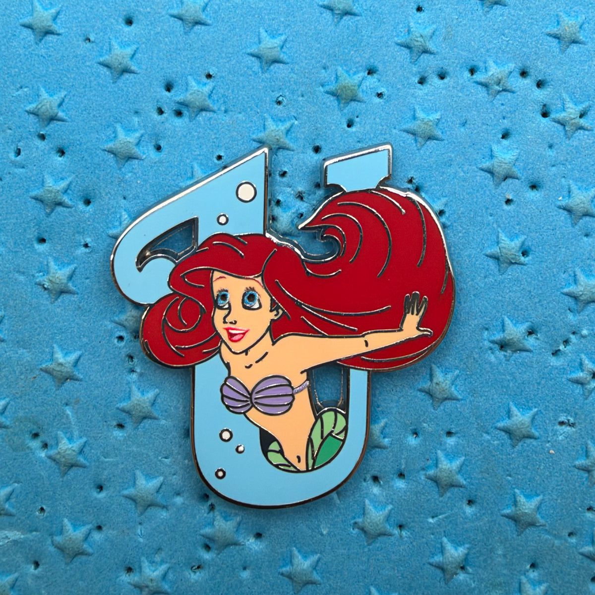 2026 - U - Under the Sea Ariel - The Little Mermaid - Alphabet Series - Disney Pin