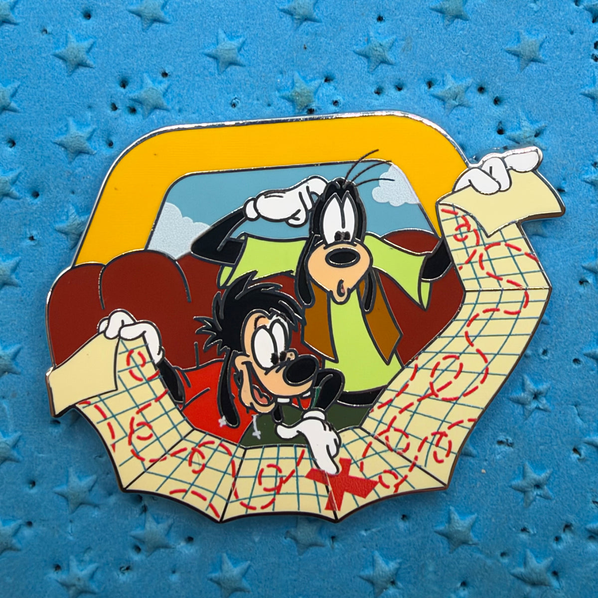 2026 - Max and Goofy Looking  at Map - Goofy Movie - Disney Pin
