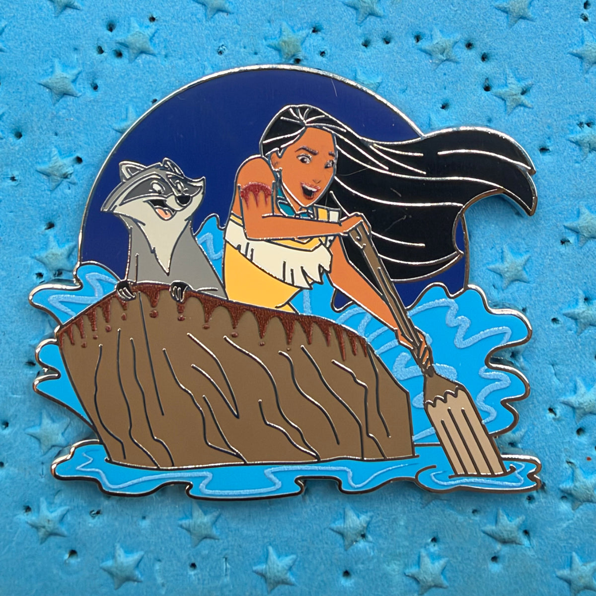 2026 - Pocahontas and Meeko in Boat - Disney Pin