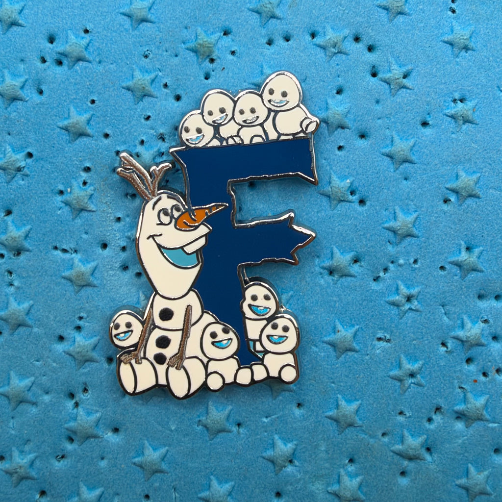 2026 - Olaf and tiny Snowmen - F - Alphabet Series - Disney Pin
