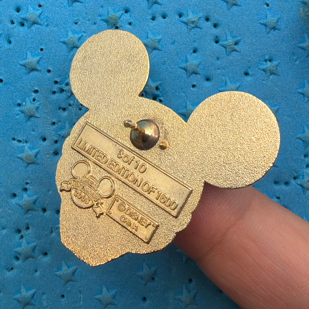 2008 LE 1600 - Small World - Male Child Wearing Blue Mickey Ears - Disney Pin