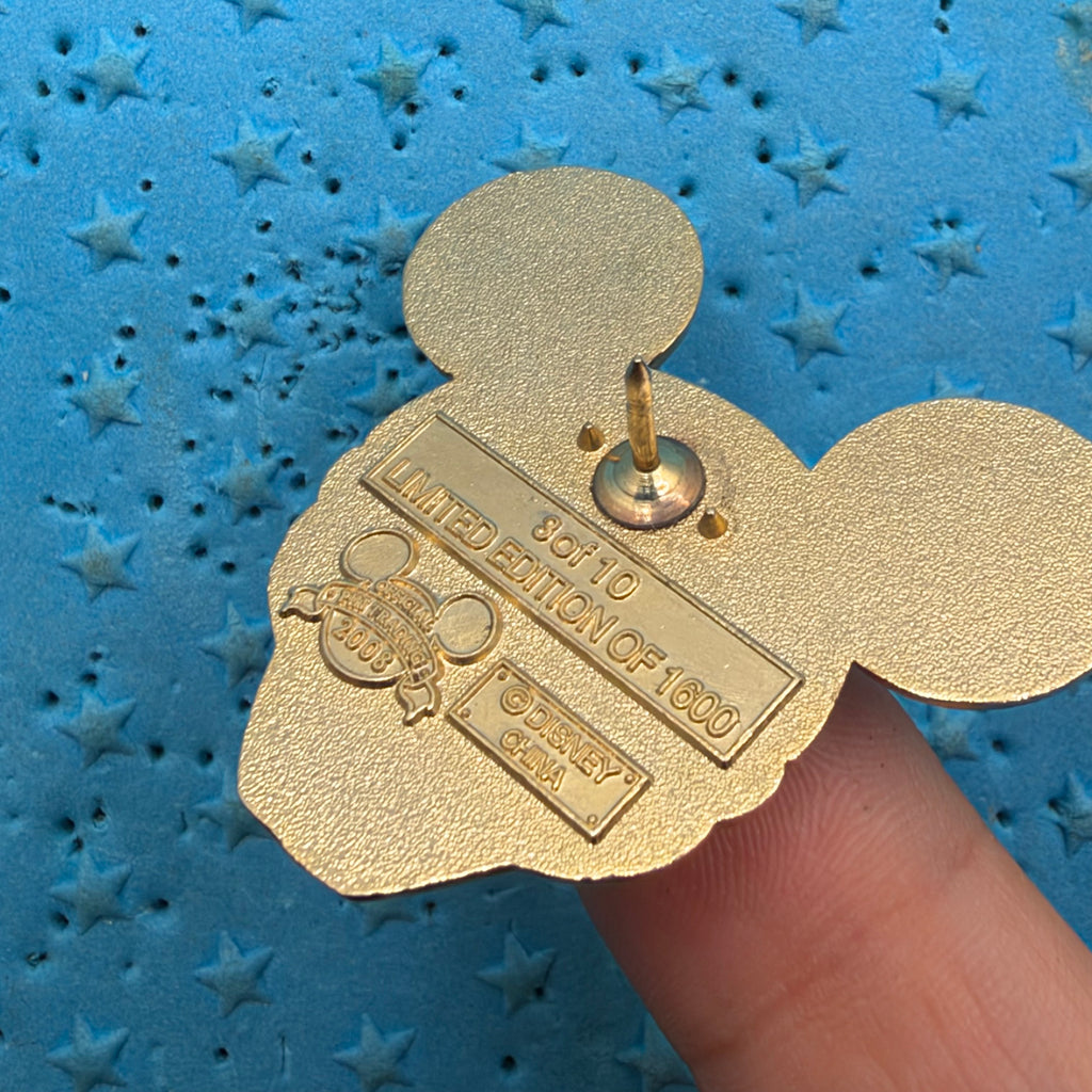 2008 LE 1600 - Small World - Male Child Wearing Blue Mickey Ears - Disney Pin