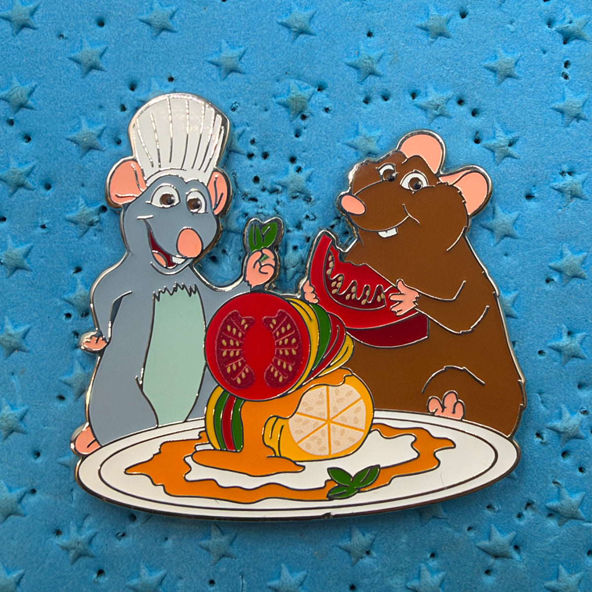 2026 - Remy and Emille eating Food - Ratatoullie - Disney Pin