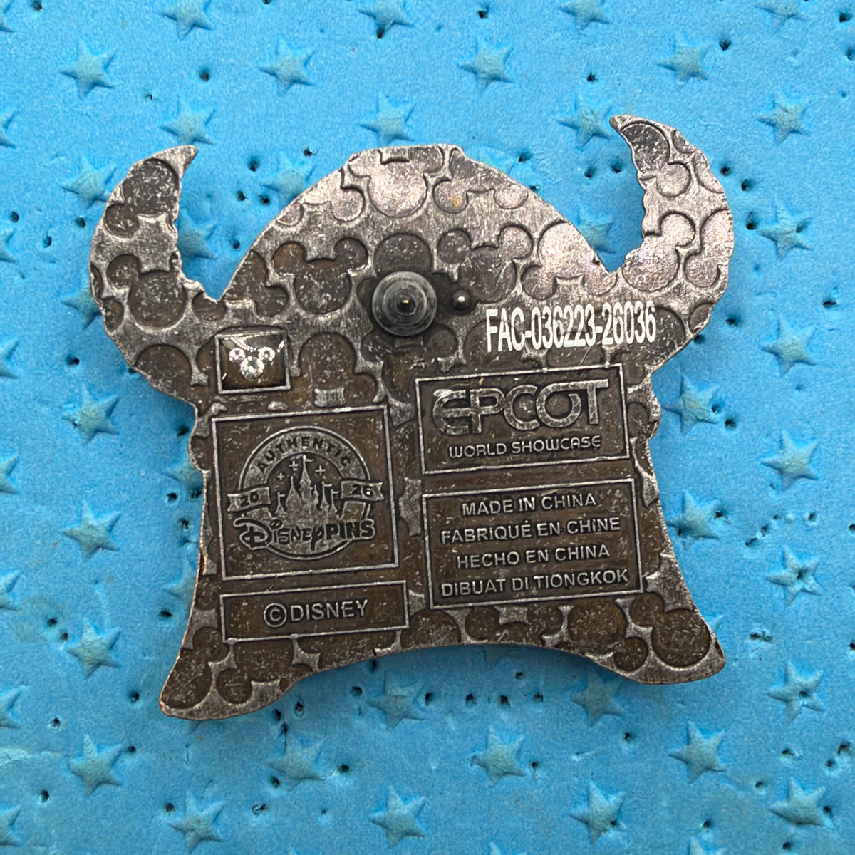 2026 - Viking Helmet - Norway - EPCOT - 3D - Disney Pin