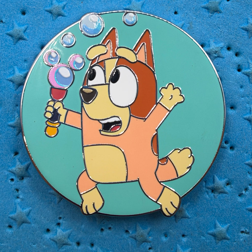 2026 - Bingo with Bubble Wand - Bluey Booster Series - Disney Pin