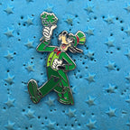 Goofy - St. Patrick's Day - Holiday Series - Disneyland Hidden Mickey - Disney Pin