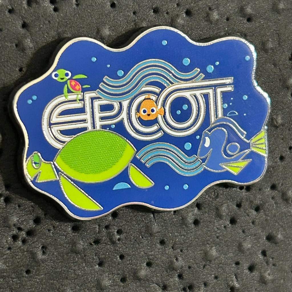 2025 - Crush, Nemo, Dory and Squirt - Pixar - Finding Nemo - EPCOT - Disney Pin