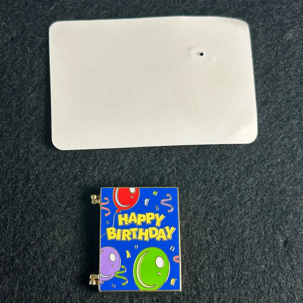 2003 - Mickey, Donald and Goofy - Happy Birthday - Card - With Card - Disney Pin