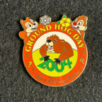 2004 - Chip and Dale - Groundhogs Day - WDW - LE 2,500 Disney Pin