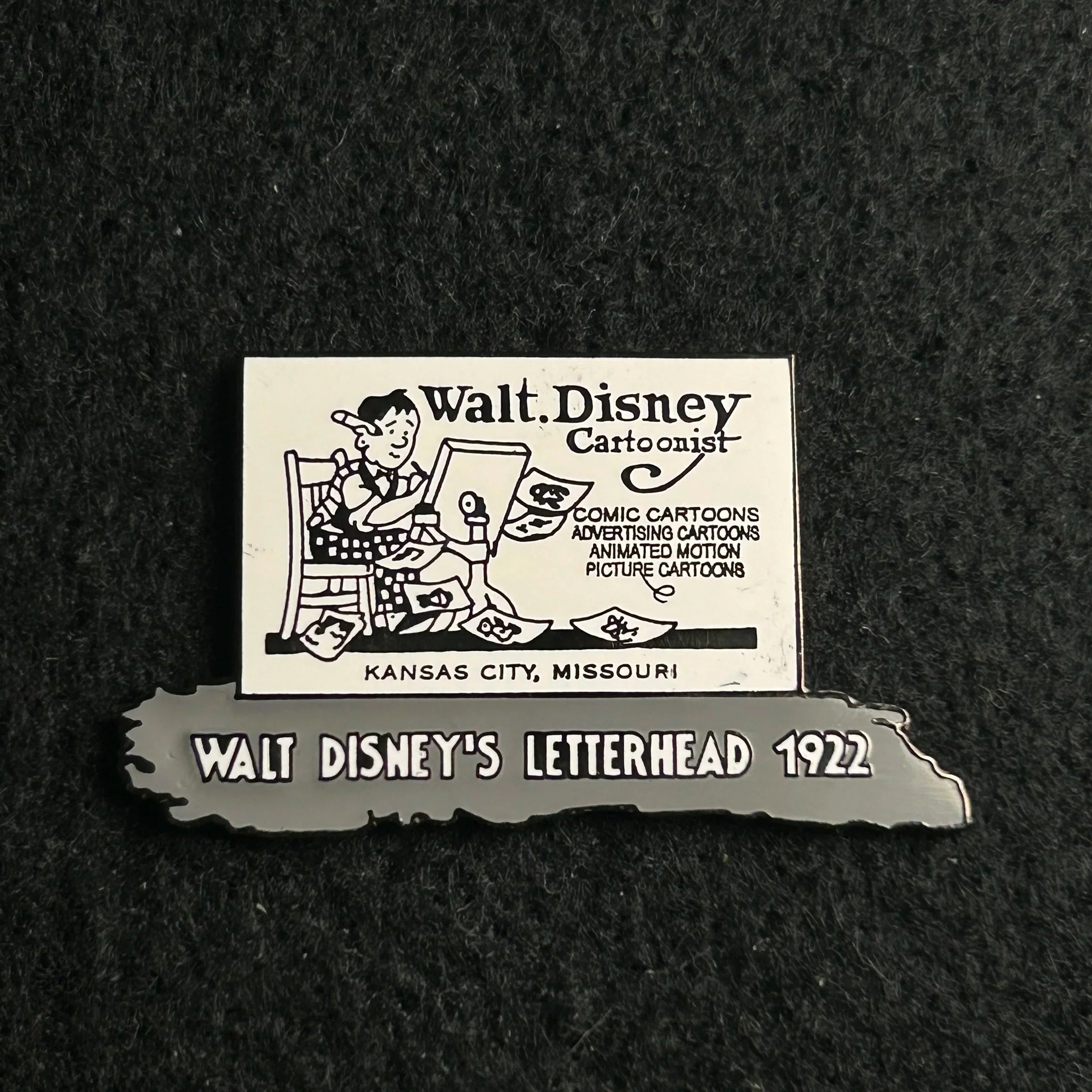 2001 - Walt Disney Cartoonist - Letterhead - LE 1,494 out of 5,000 - Disney Pin