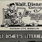 2001 - Walt Disney Cartoonist - Letterhead - LE 1,494 out of 5,000 - Disney Pin