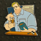 2024 - Mr Incredible and Jack Jack - The Incredibles - Pixar - Disney Pin on Pin