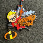 2004 - Dash - The Incredibles - WDW - Opening Day - LE 3,000 - Disney Pin on Pin