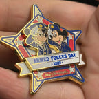 2007 - Mickey and Minnie Mouse - Armed Forces Day - WDW - LE 2,000 - Disney Pin