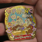 2007 - Chip and Dale Sharing Peanuts - Spring - LE 1,000 - Disney Pin