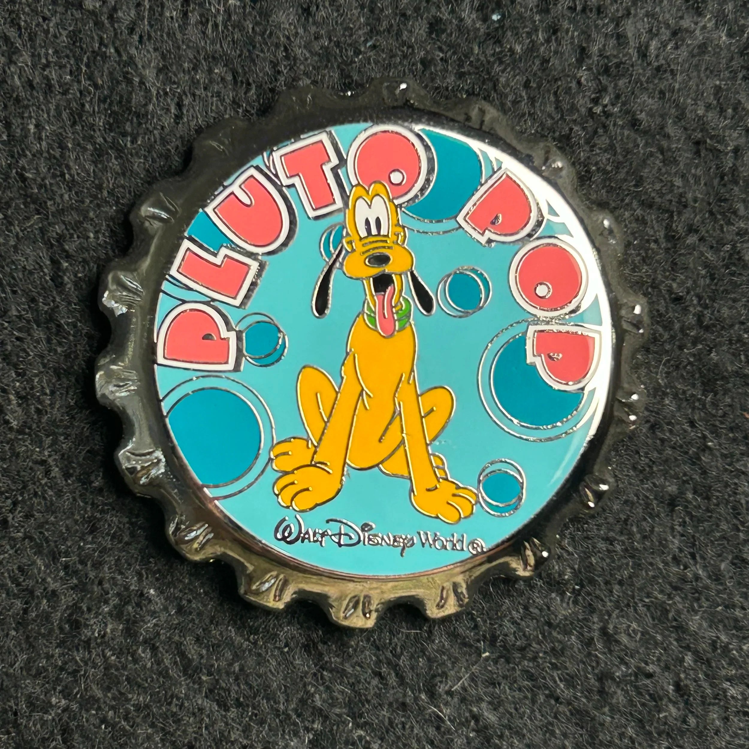 2003 - Vintage - Pluto Pop - Bottle Cap - WDW - Disney Pin