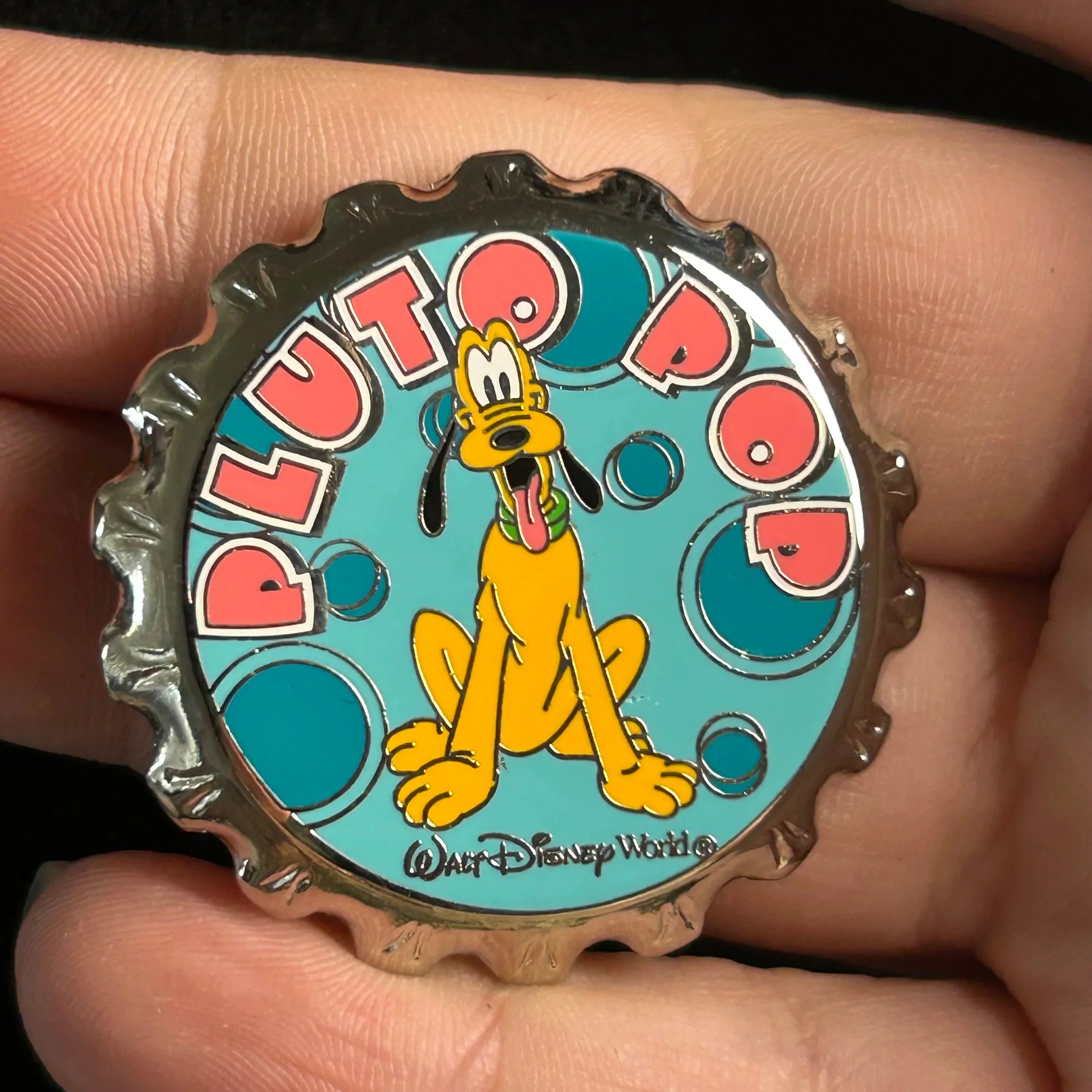 2003 - Vintage - Pluto Pop - Bottle Cap - WDW - Disney Pin
