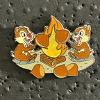 2022 - Chip and Dale - Roasting Acorns at Camp Fire - Disney Pin