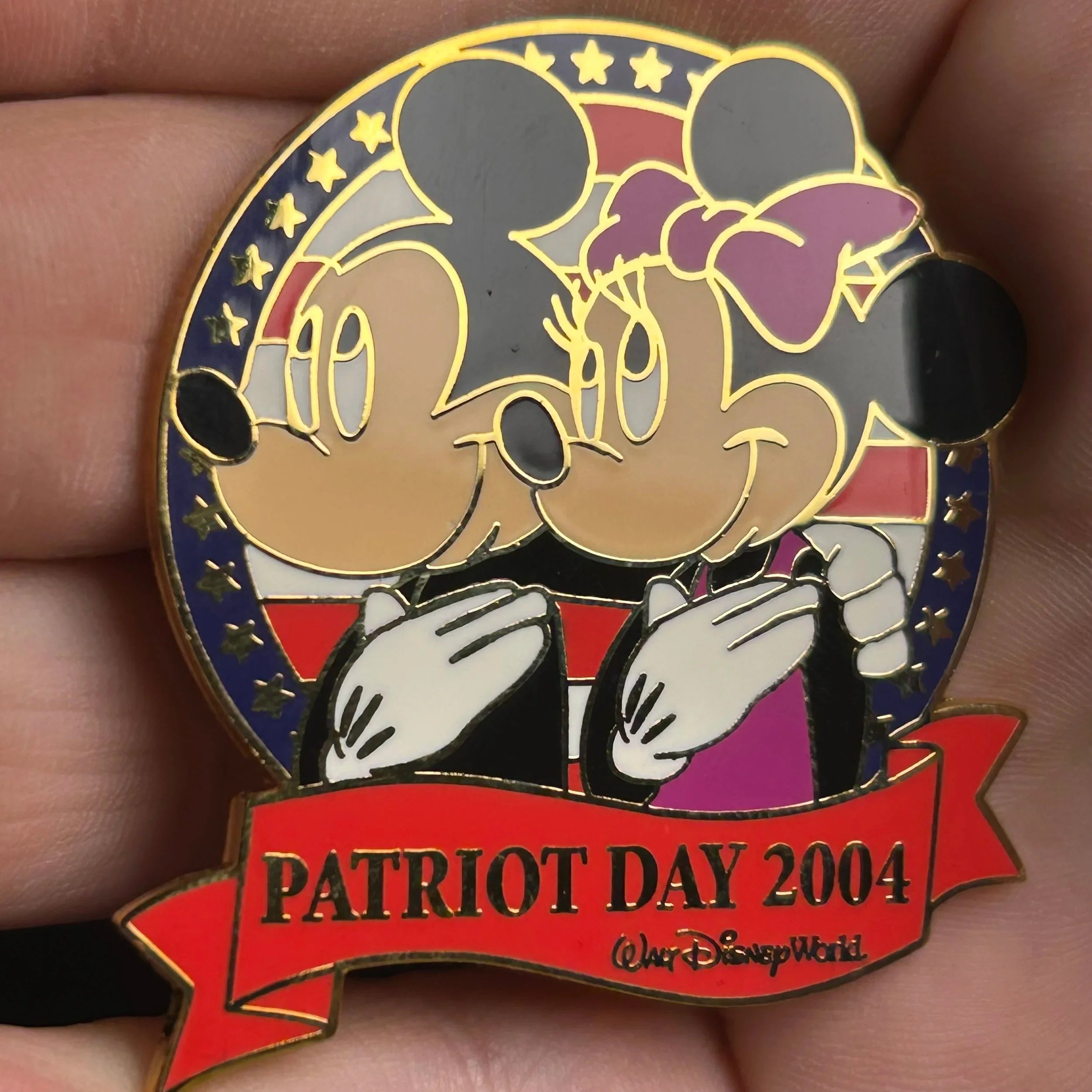 2004 - Mickey and Minnie Mouse - Patriot Day - LE 2,500 - Disney Pin