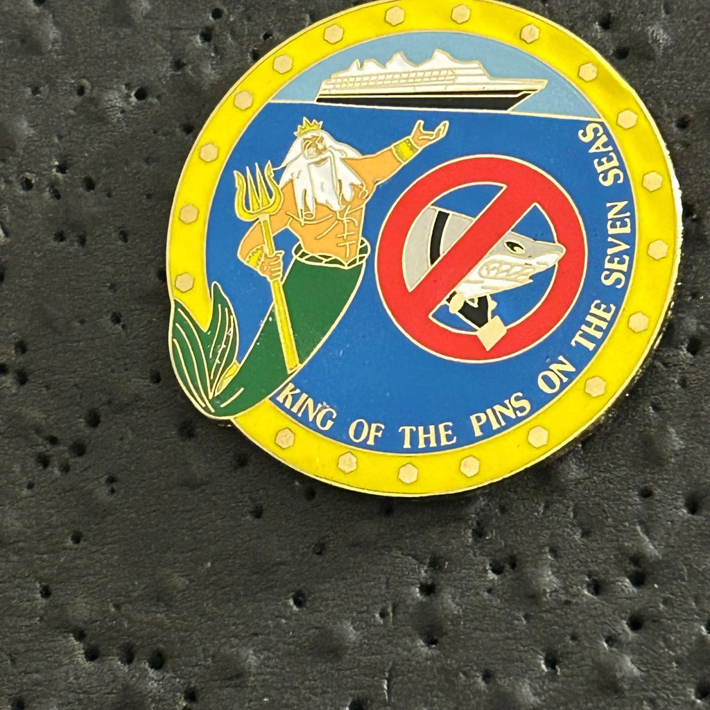 FANTASY - King Triton - Little Mermaid - Cruise Line Port Hole - Limited Edition 250 - Pin