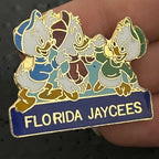 BROOCH - Huey, Dewey & Louie - Florida Jaycee’s - Clasp Back - Pin