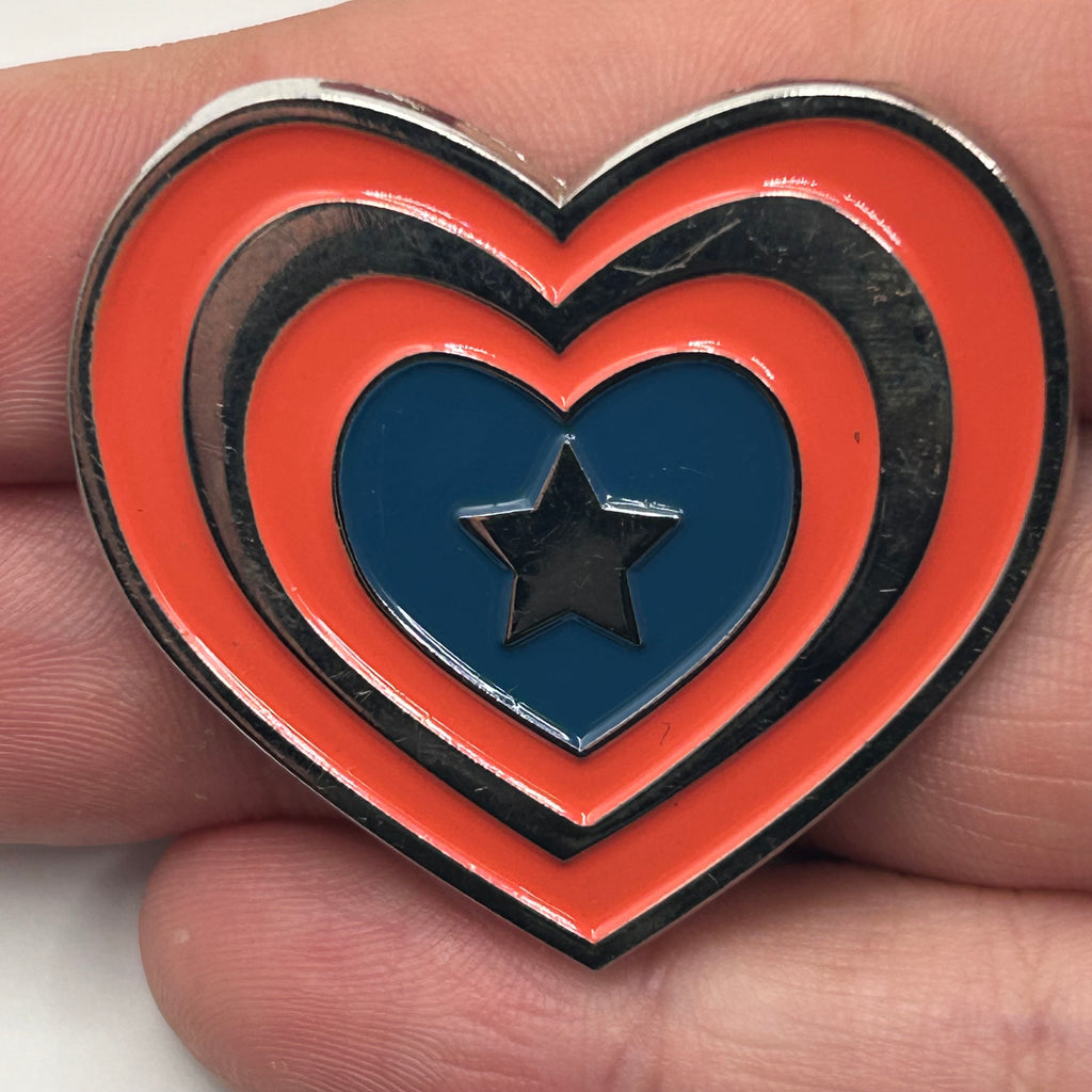 Marvel  - Heart - Soft Enamel - Disney Pin