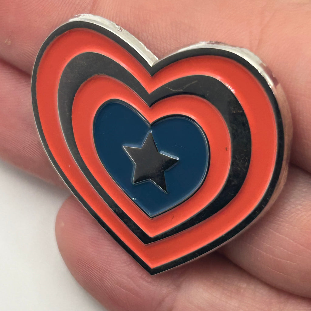 Marvel  - Heart - Soft Enamel - Disney Pin