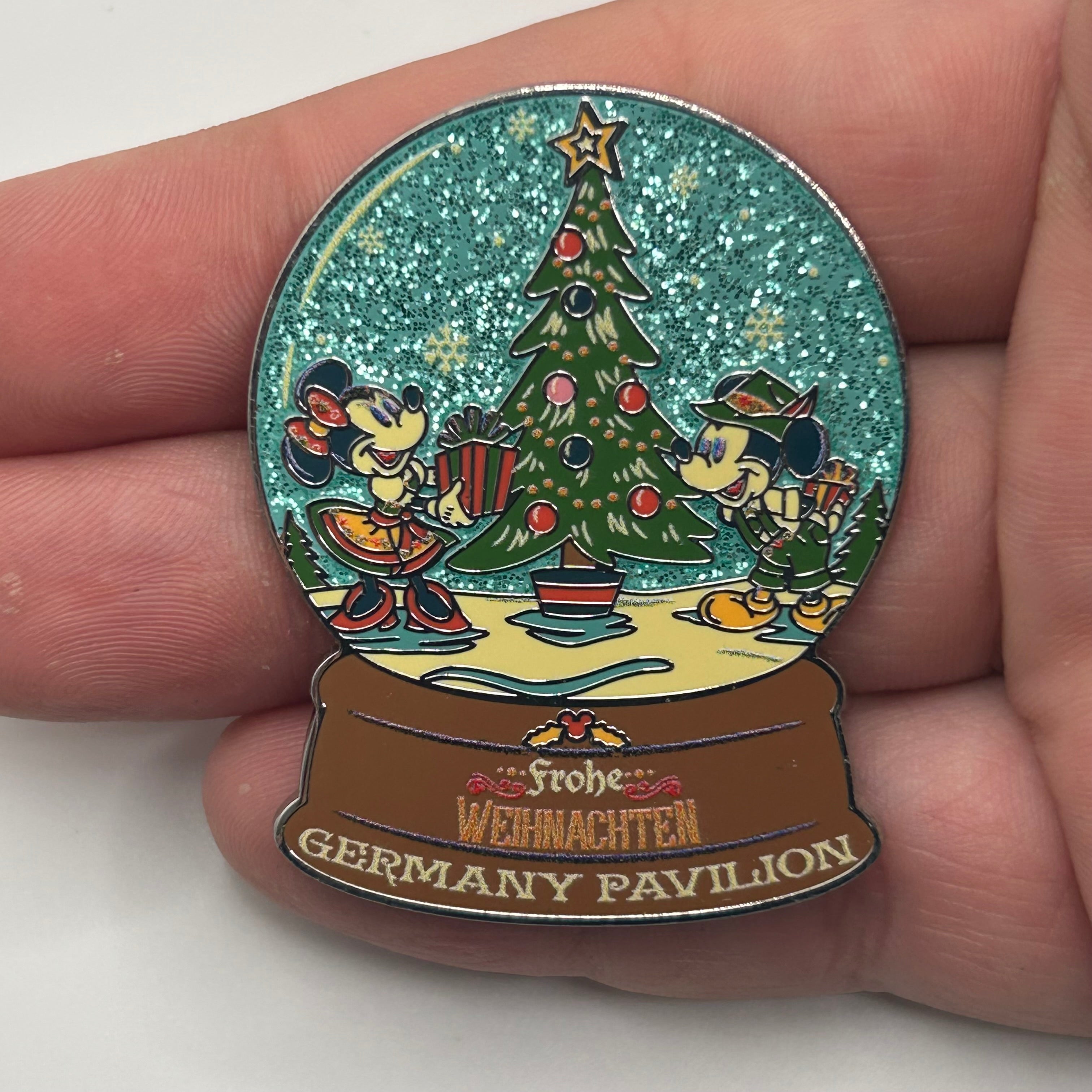 2024 - Mickey and Minnie - EPCOT - Germany Pavillion - Snow globe - Disney Pin