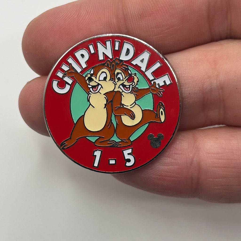 2005 - Chip and Dale Parking Signage - Hidden Mickey - Disney Pin