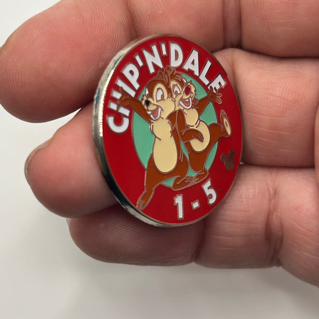 2005 - Chip and Dale Parking Signage - Hidden Mickey - Disney Pin