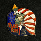 2002 - Minnie Mouse - Statue of Liberty - Flag Day - LE 3,500 - Disney Pin