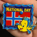 2002 - Flounder - Little Mermaid - Norway - National Day - LE 4,500 - Disney Pin