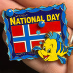 2002 - Flounder - Little Mermaid - Norway - National Day - LE 4,500 - Disney Pin