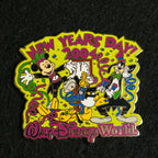 2004 - Mickey, Donald, Goofy, and Pluto - New Years Day - LE 7,500 - Disney Pin
