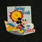 2004 - Mickey Mouse - At The Beach - Spring Break - LE 1,500 - Disney Pin