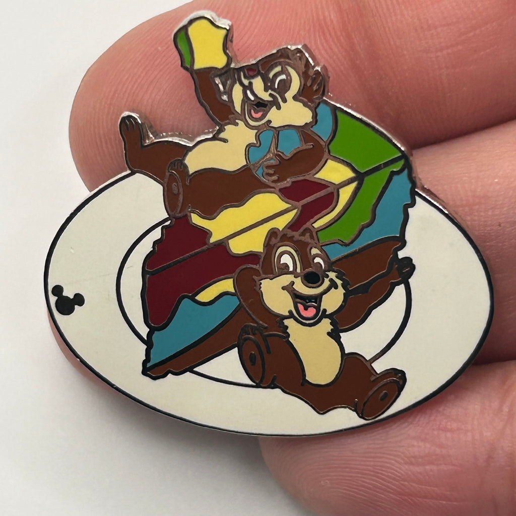 2006 - Chip and Dale - Hidden Mickey - Disney Pin
