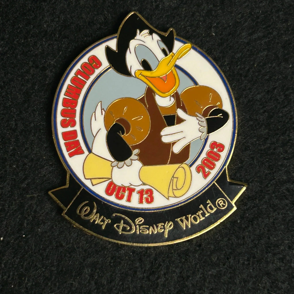 2003 - Donald Duck - Columbus Day - WDW - LE 1,500 - Disney Pin