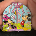 2007 - Mickey and Minnie - In Butterfly Garden - May Day - LE 750 - Disney Pin