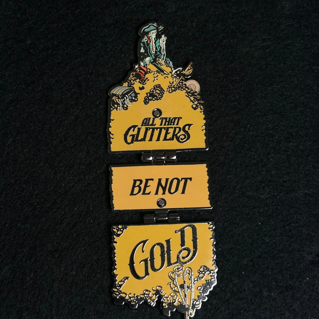 2025 - All That Glitters Be Not Gold - Pirates of the Caribbean - Hinge - Disney Pin