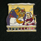 2025 - Belle and the Beast on Balcony with Birds - Beauty and the Beast - Disney Pin