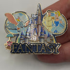 2026 - Cinderella and Prince Charming and Dumbo - Magic Kingdom - Mickey Ears - Disney Pin